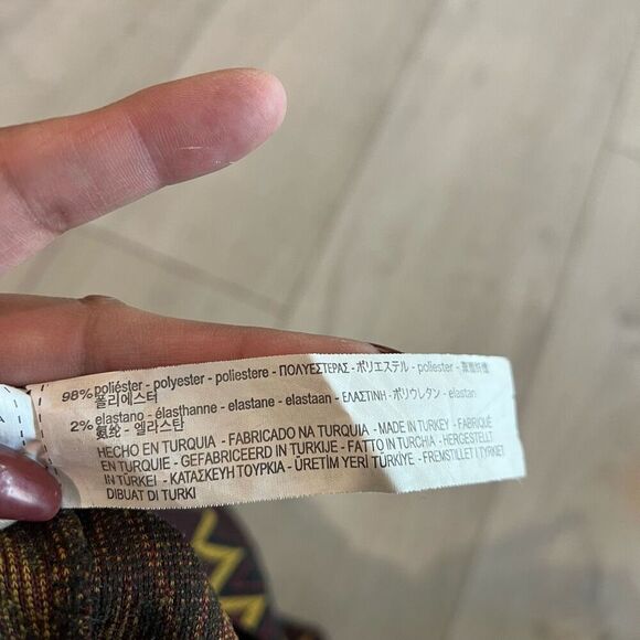 Zara Knit skirt Zig Zag Textured Fall Straight Pencil size L - Picture 7 of 7